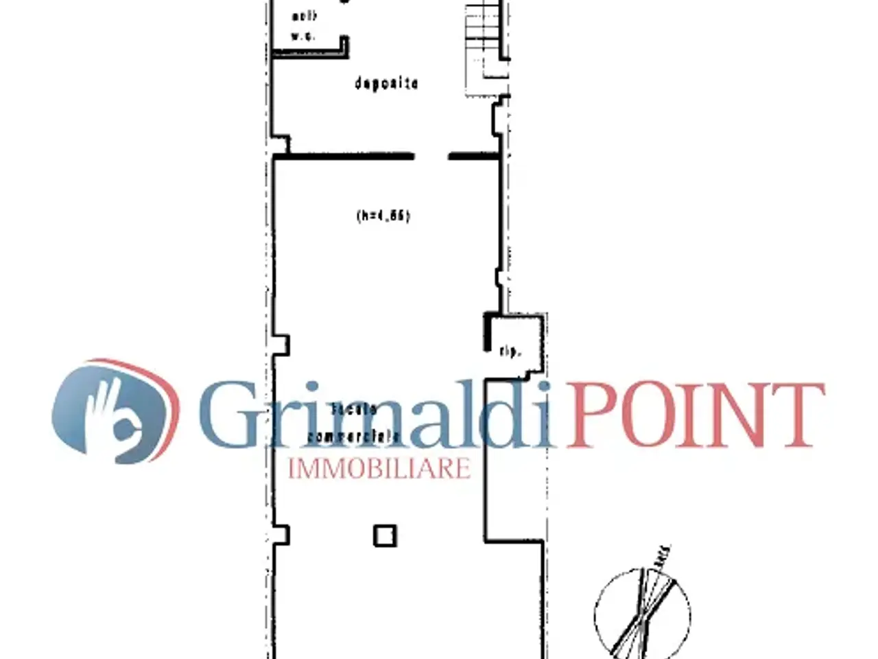 Negozio in Via Don Luigi Sturzo 53, Lecce, {3} - Planimetria 1