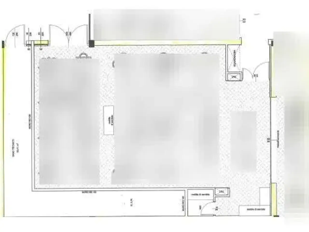 Negozio in Via Bernardino Zacchetti , Reggio Emilia, {3} - Planimetria 1