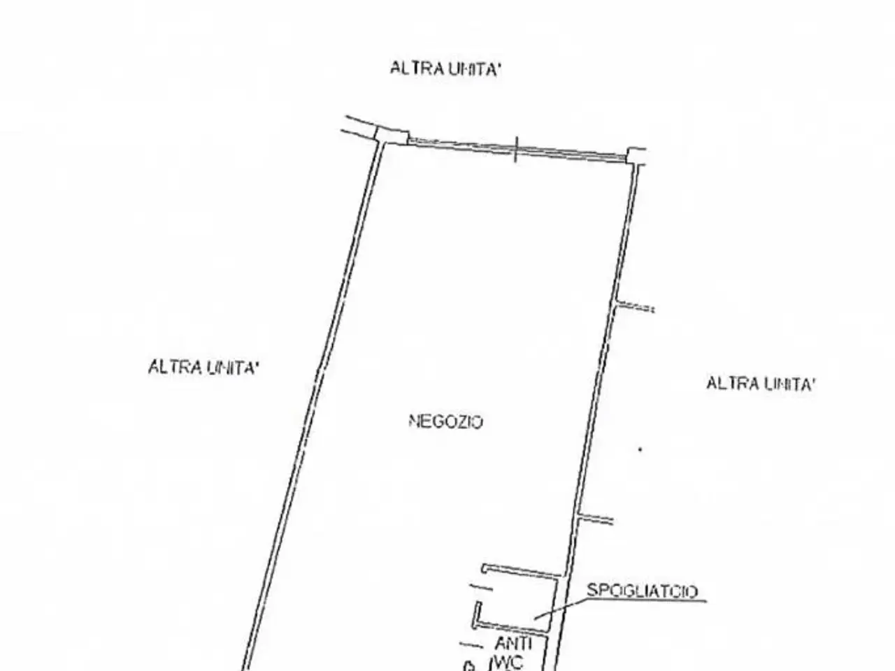Negozio in Viale Sant'Eufemia 94, Brescia, {3} - Planimetria 1