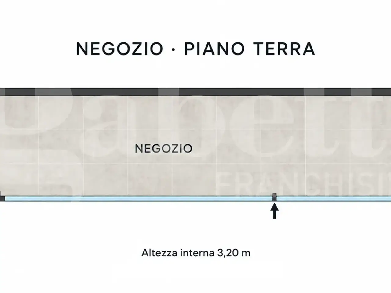 Negozio in Via Tintoretto 15, Albignasego, {3} - Planimetria 1