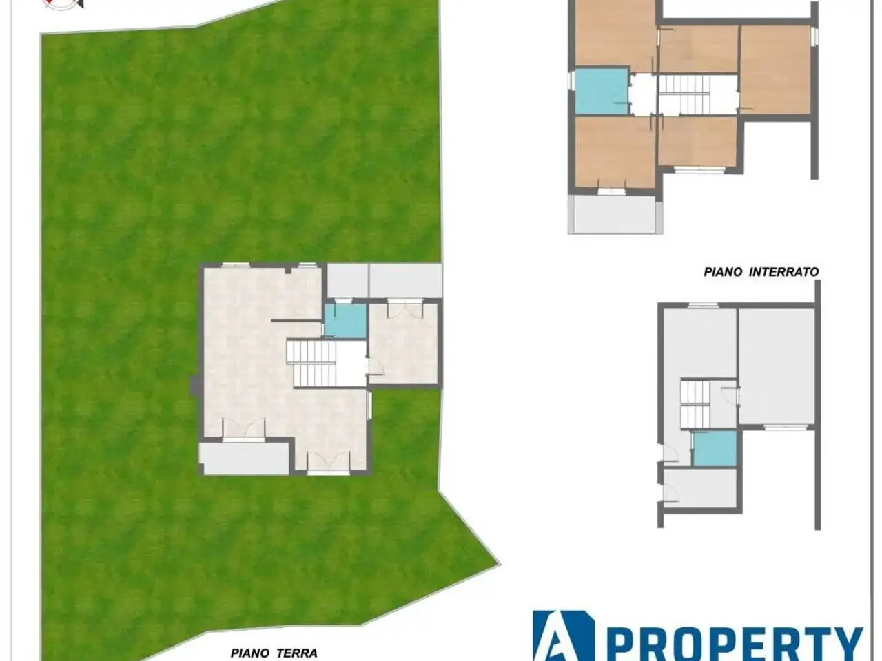 Villa unifamiliare in vendita, Via del Leone  12, Rignano Flaminio - Planimetria 1
