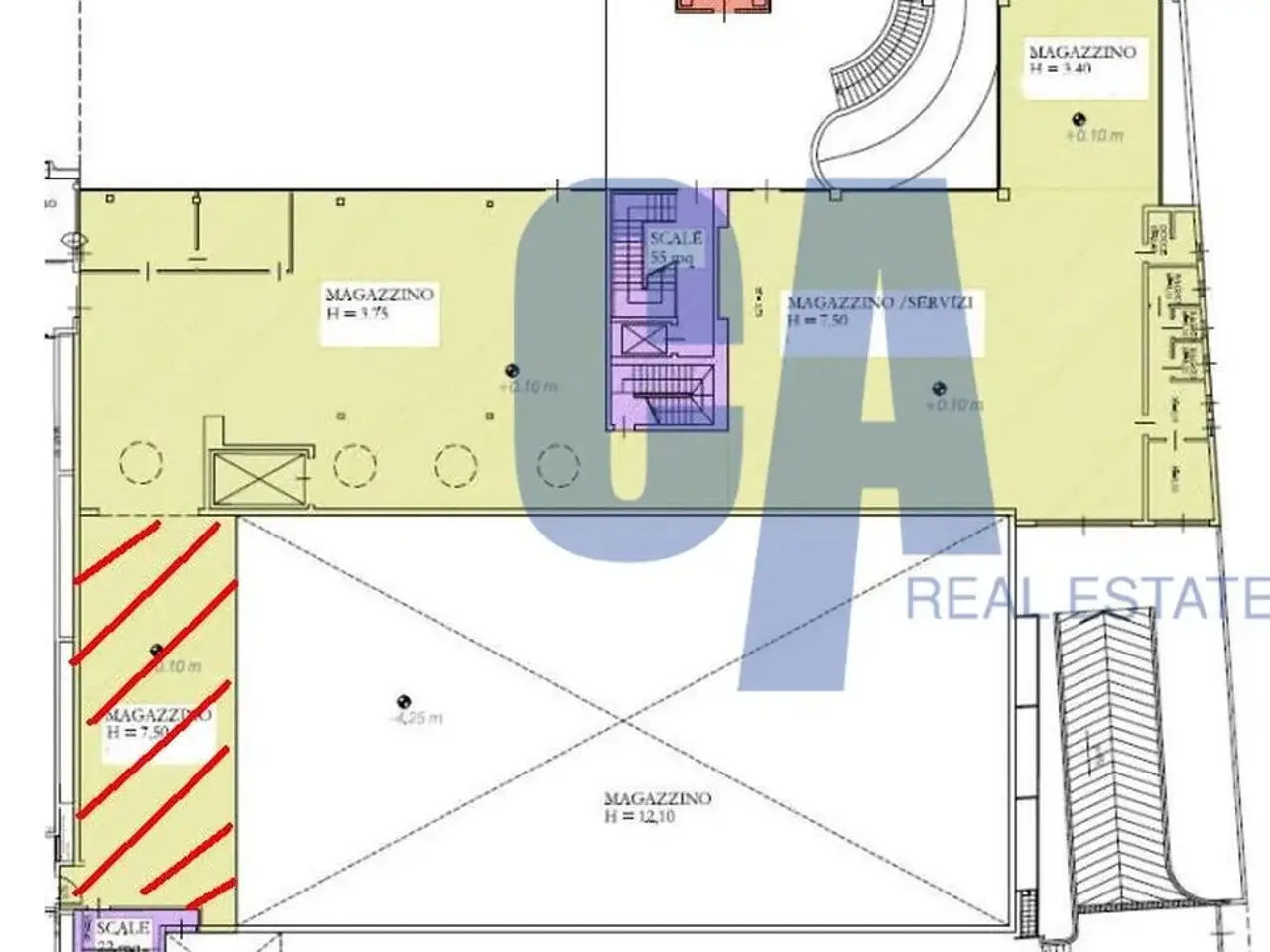 Ufficio in Via Gallarate, Milano, {3} - Planimetria 1