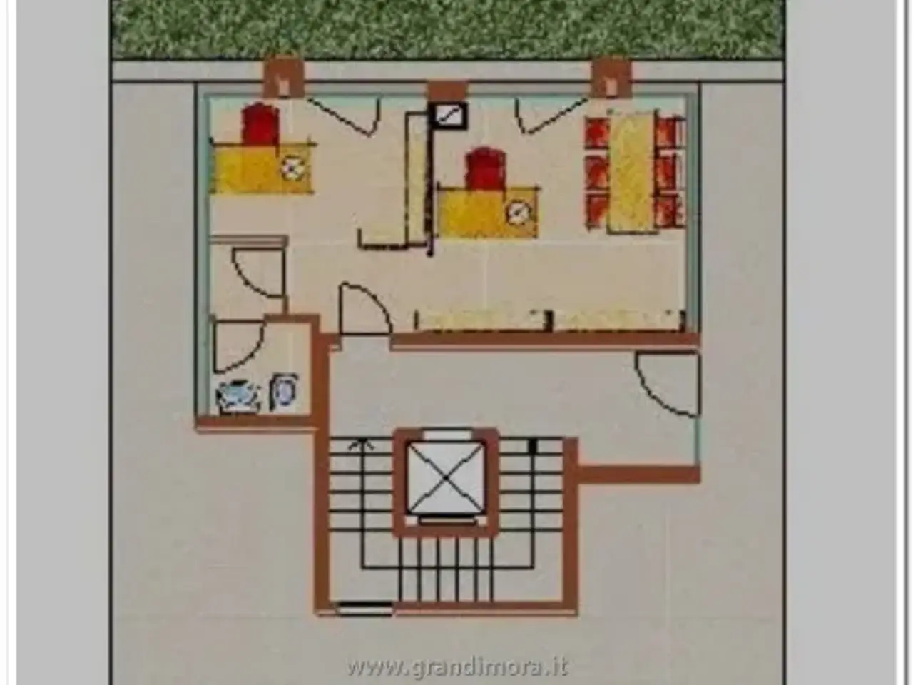 Ufficio in Piazza del Bersagliere, Torre Boldone, {3} - Planimetria 1