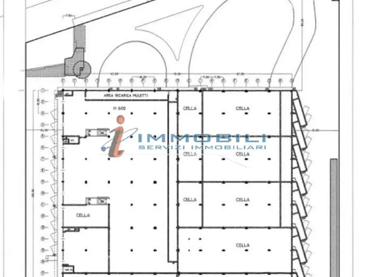 Magazzino in Via Edison, Cornaredo, {3} - Planimetria 1