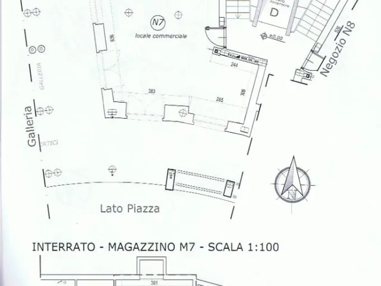 Negozio in Via Torino 19, Druento, {3} - Planimetria 1