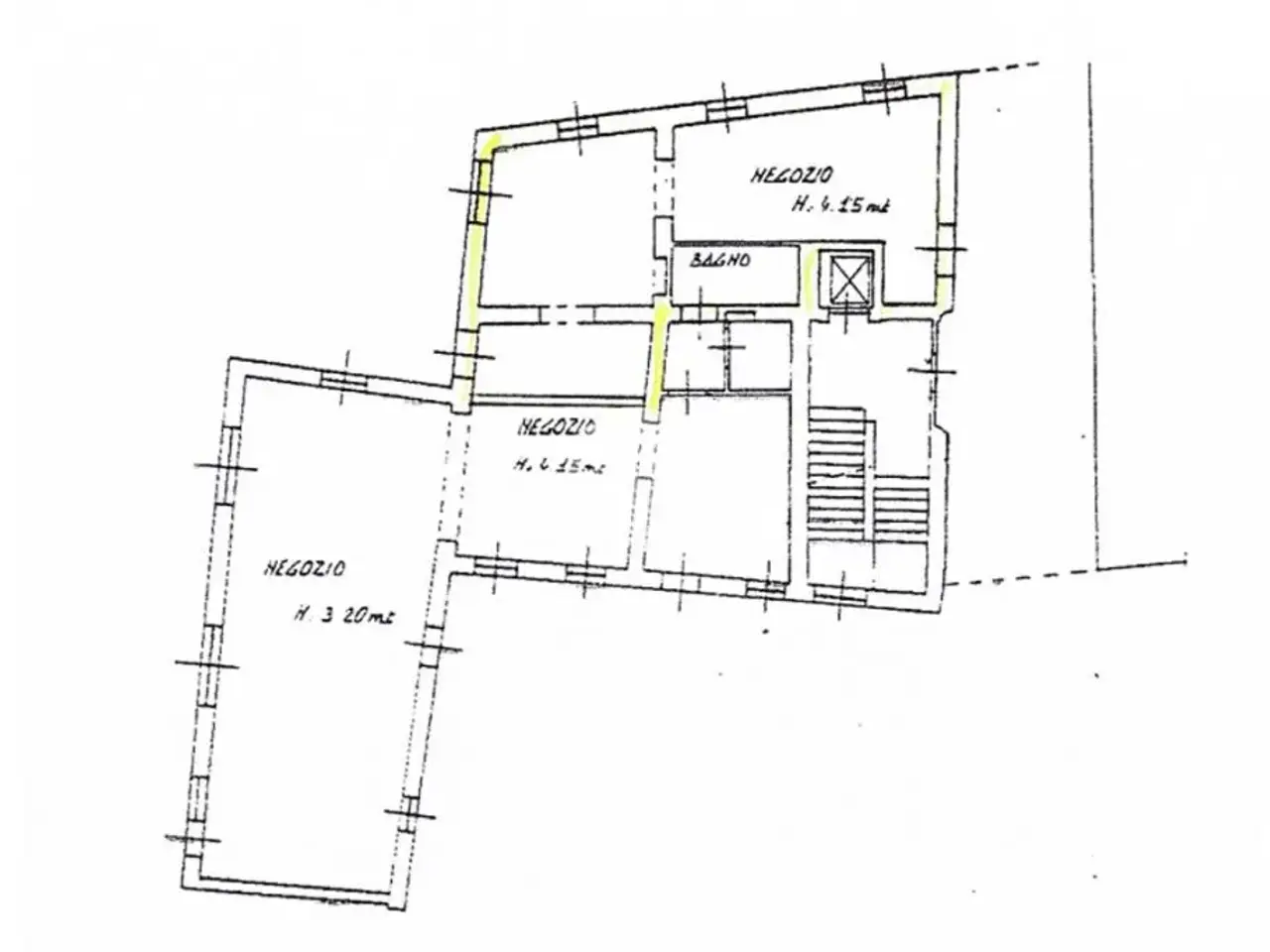 Ufficio in Via Fratelli Galliari 1, Treviglio, {3} - Planimetria 1