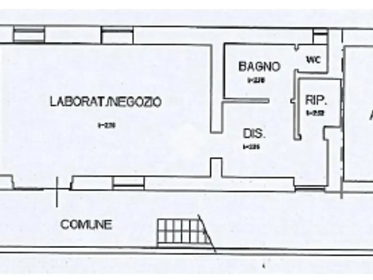Negozio in Via delle Canovine 1, Bergamo, {3} - Planimetria 1