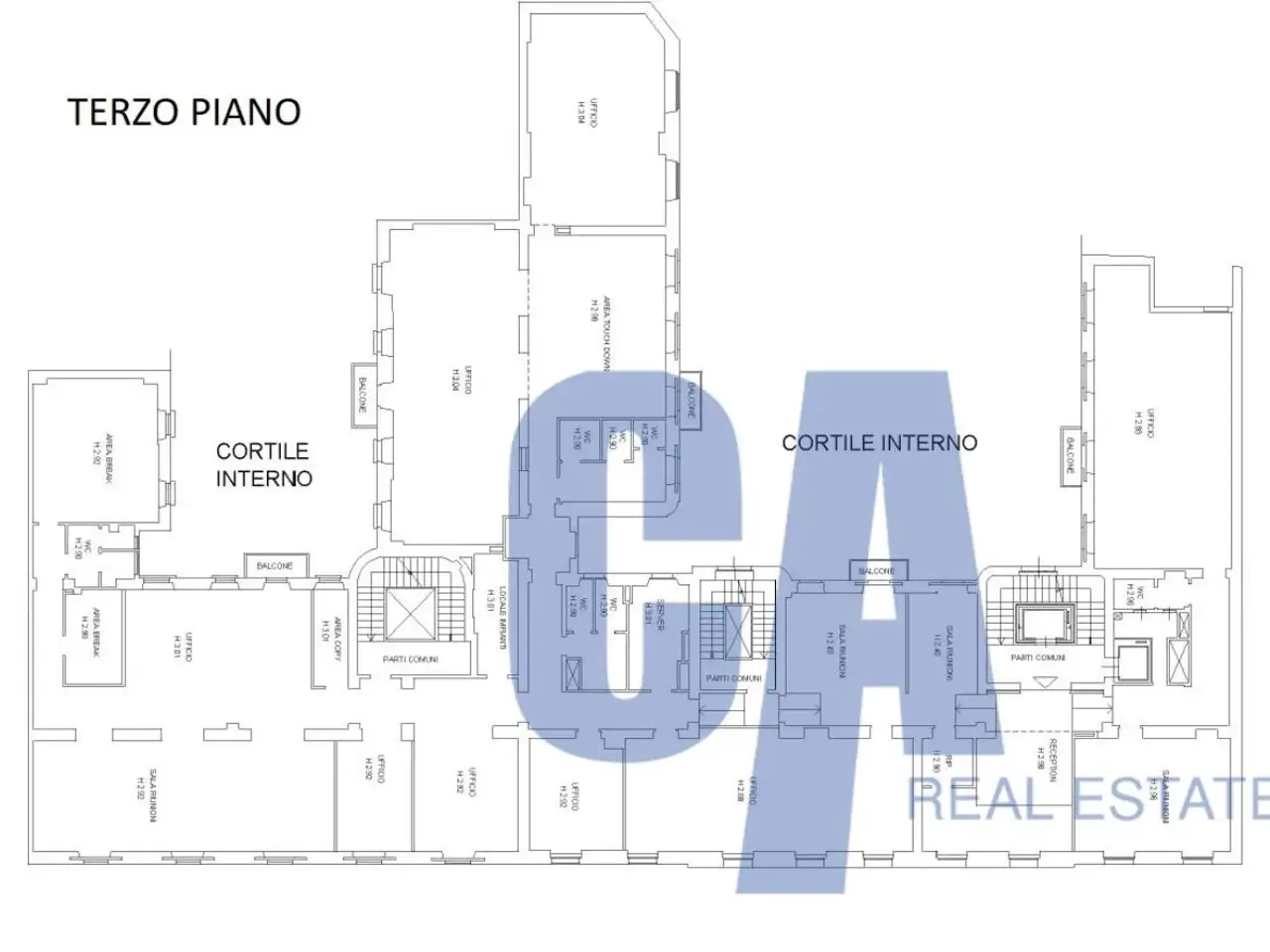 Ufficio in Piazzale Baracca Francesco, Milano, {3} - Planimetria 1