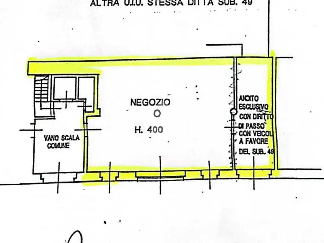 Negozio in Piazza Vittoria 1, Breno, {3} - Planimetria 1