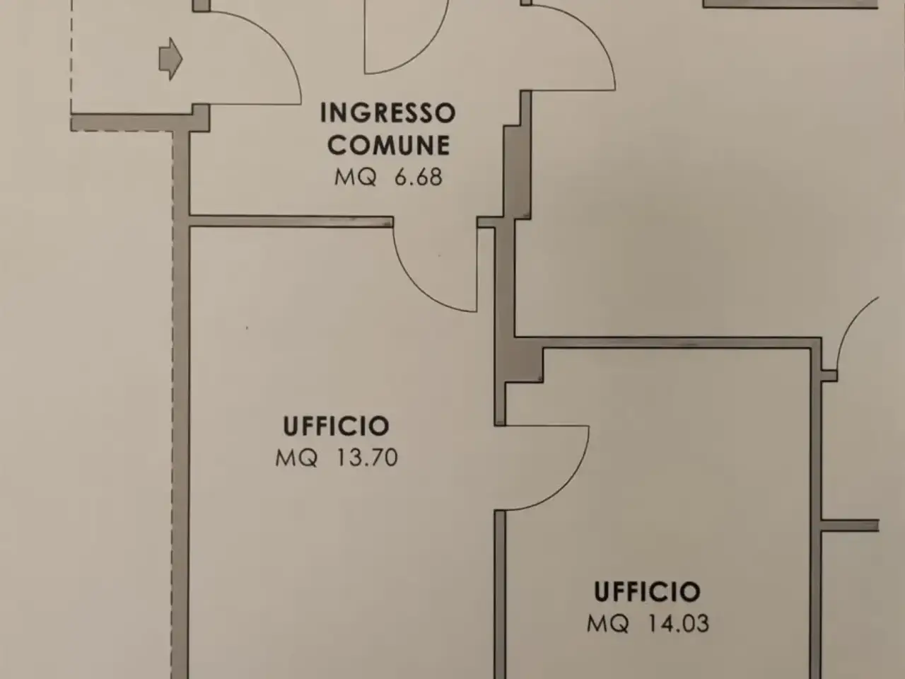 Ufficio in Via Larga, Bologna, {3} - Planimetria 1