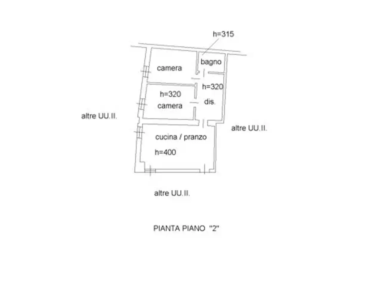 Quadrilocale in affitto, Via Piave, Udine - Planimetria 1