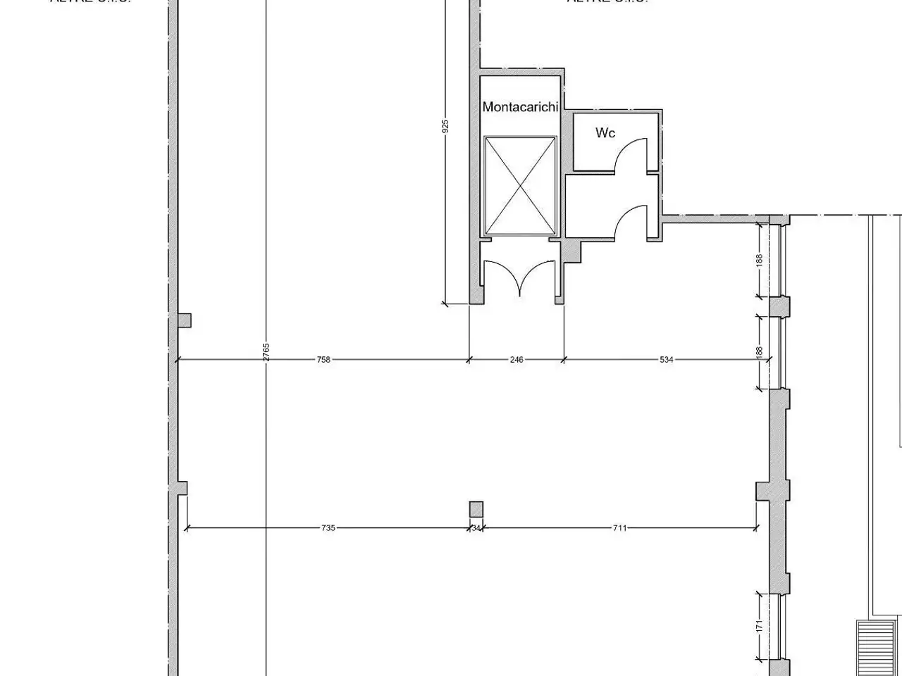Negozio in Via Bruere 3, Rivoli, {3} - Planimetria 1