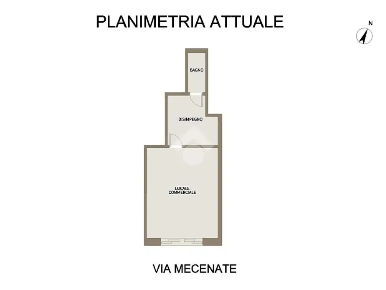 Negozio in Via Mecenate 170, Brindisi, {3} - Planimetria 1