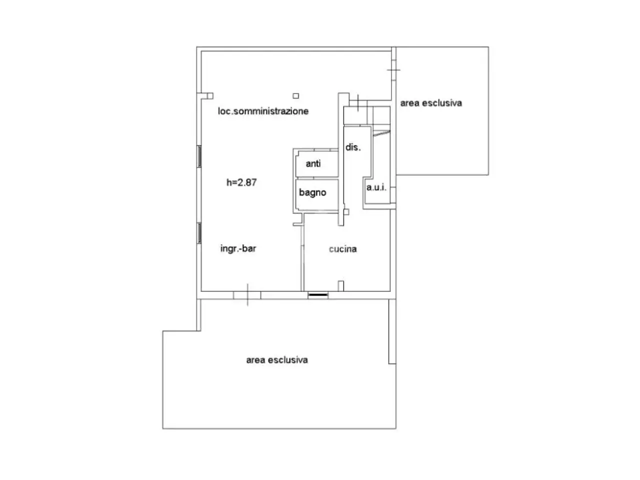 Negozio in Via Campagnola 9, Manerba Del Garda, {3} - Planimetria 1