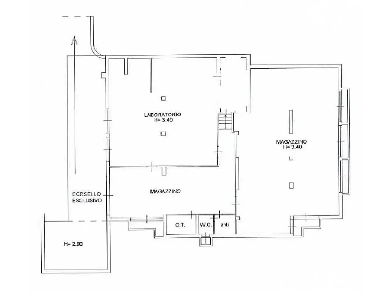 Magazzino in , Puegnago Sul Garda, {3} - Planimetria 1