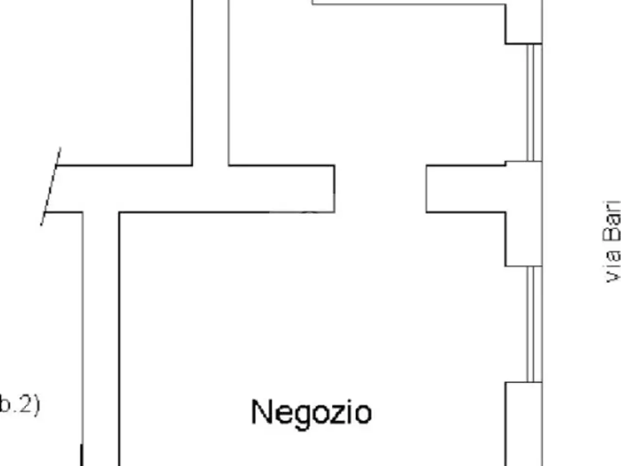 Negozio in Corso della Repubblica 201, Cassino, {3} - Planimetria 1