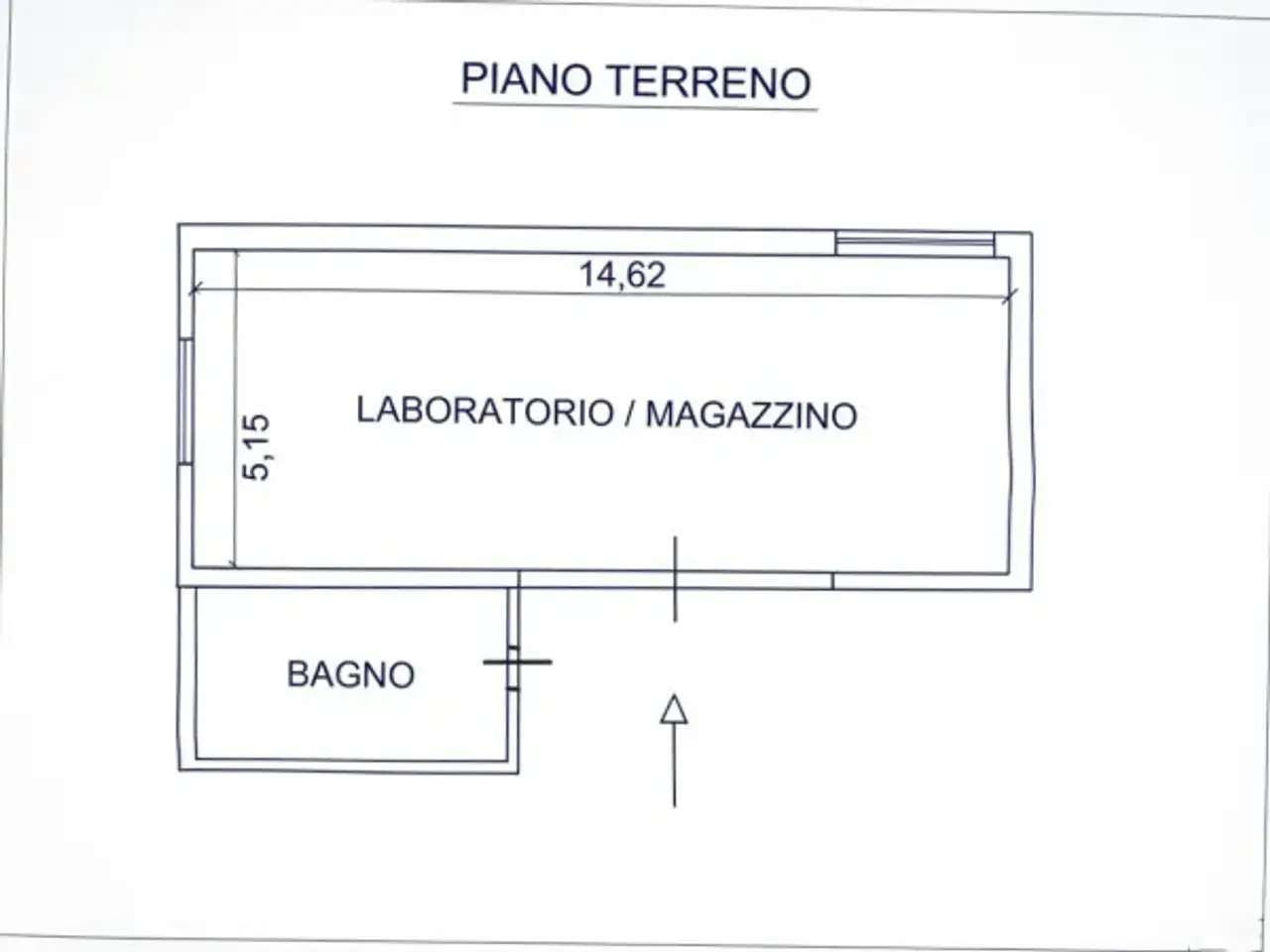 Magazzino in Via Nazionale 153, Pinerolo, {3} - Planimetria 1