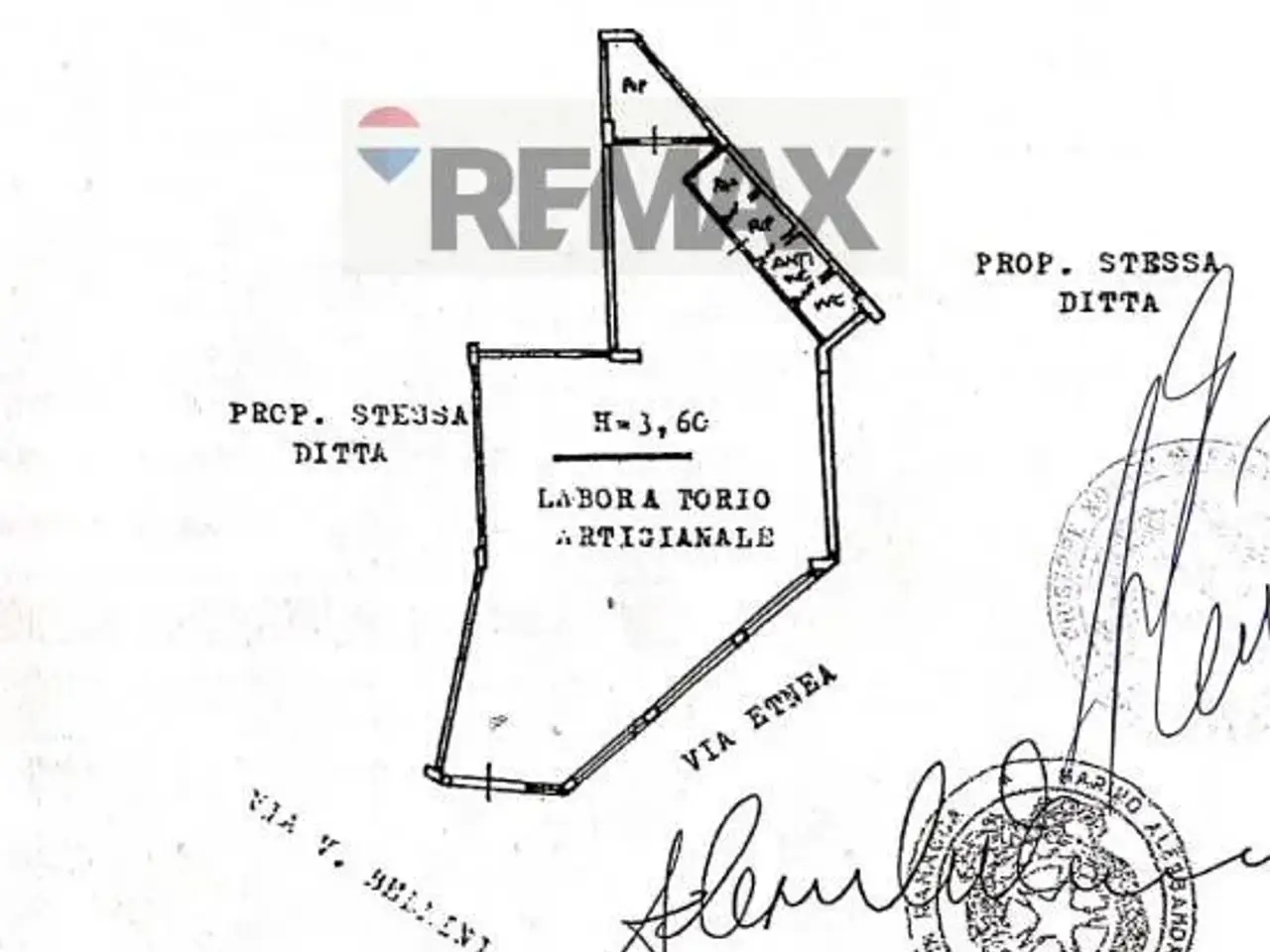 Laboratorio in Via Vincenzo Bellini 25, Valverde, {3} - Planimetria 1