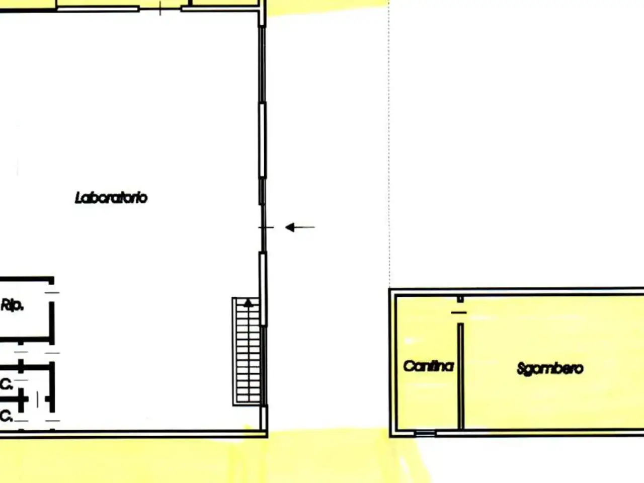 Laboratorio in Strada Ronco, Tortona, {3} - Planimetria 1