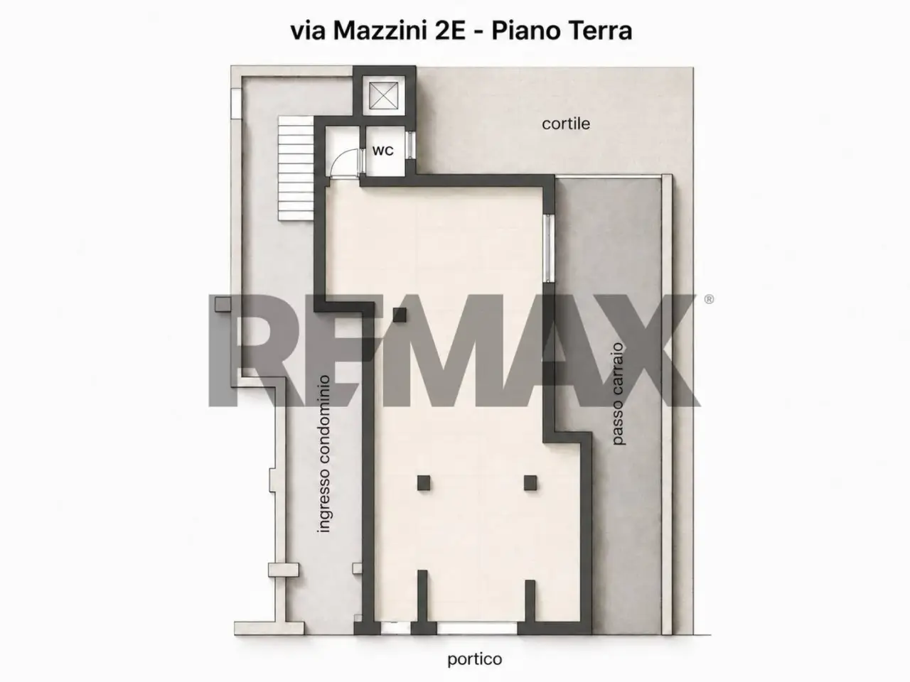 Ufficio in Via Giuseppe Mazzini 2e, Sassari, {3} - Planimetria 1