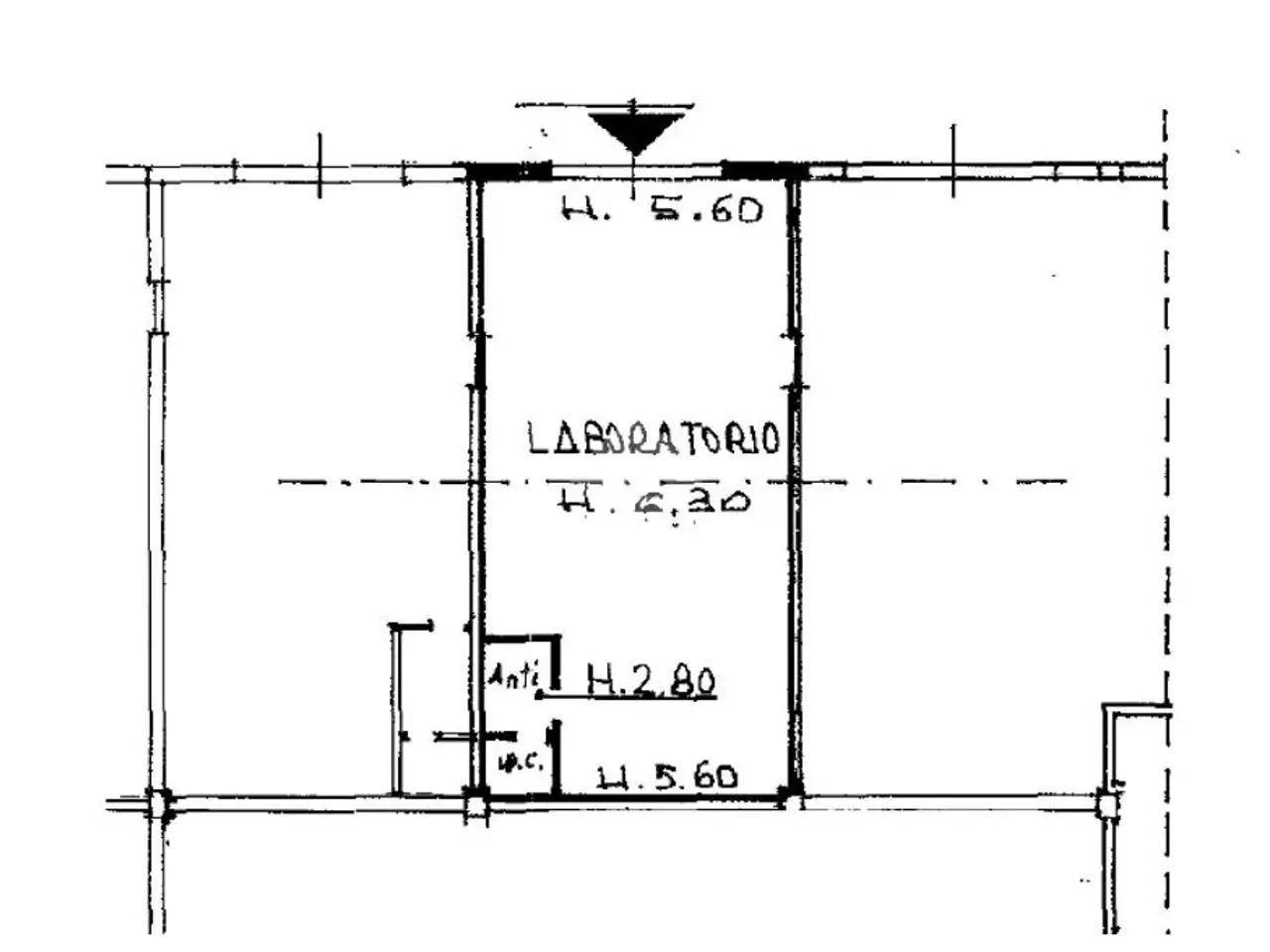 Laboratorio in Via dei Lapidari 13, Bologna, {3} - Planimetria 1