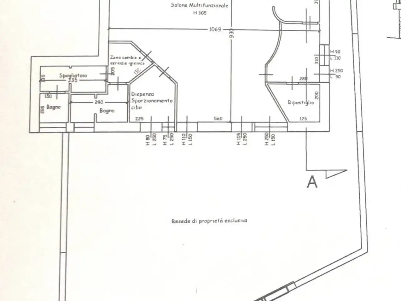 Negozio in affitto, Via del Castellare, Pescia - Planimetria 1