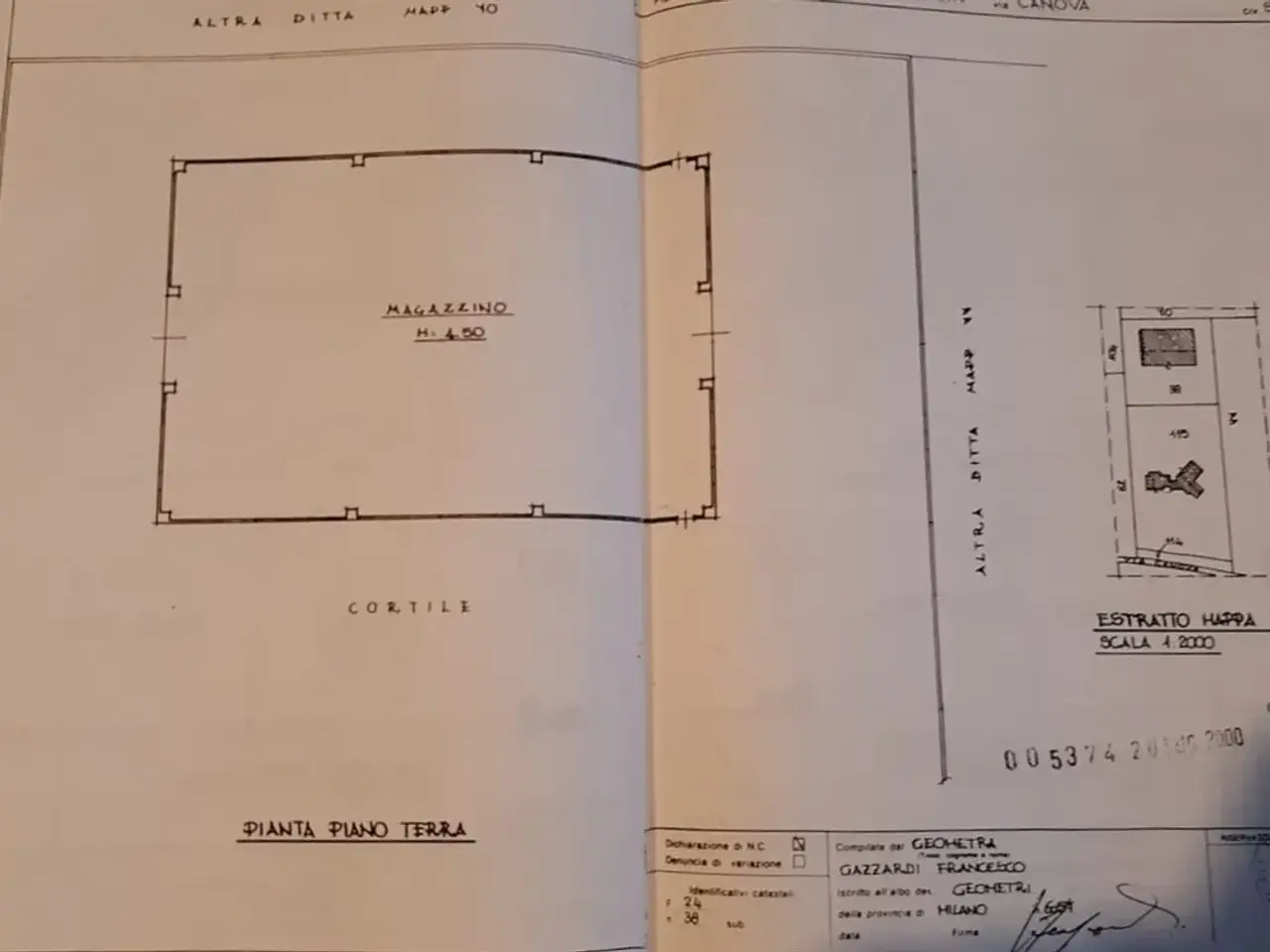 Capannone in Strada Vicinale della Canova 4, Abbiategrasso, {3} - Planimetria 1
