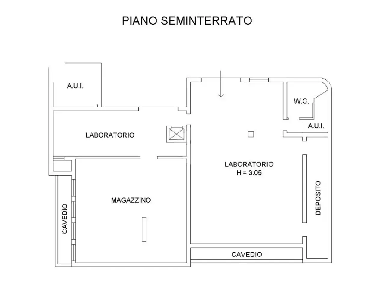Negozio in Via Brescia 6, Soiano Del Lago, {3} - Planimetria 1