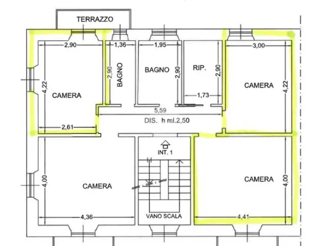 Negozio in Via Sanpierdicanne, Chiavari, {3} - Planimetria 1