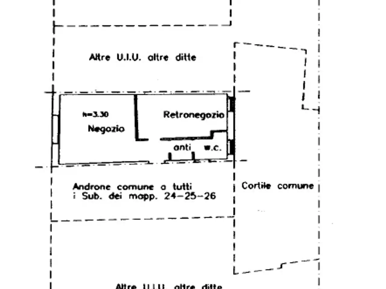 Negozio in Via Cavour, Ostiglia, {3} - Planimetria 1