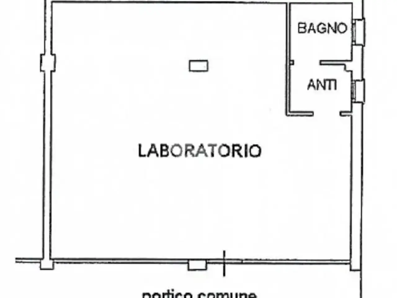 Negozio in Via Secchia, Formigine, {3} - Planimetria 1