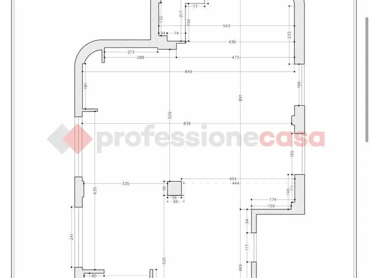 Negozio in Viale Dante 97, Cassino, {3} - Planimetria 1