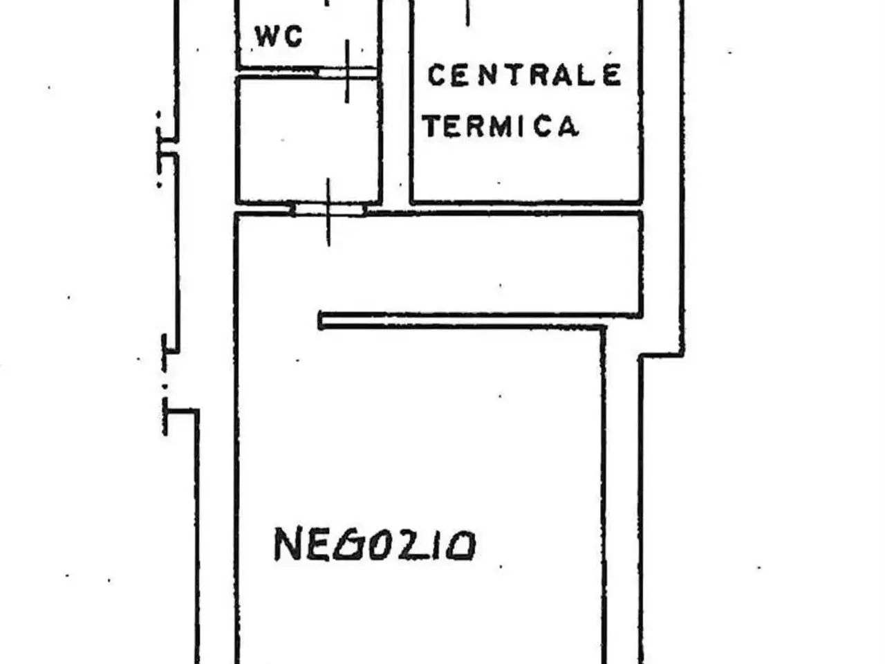 Negozio in Via Bernardino Bernardini, Roma, {3} - Planimetria 1