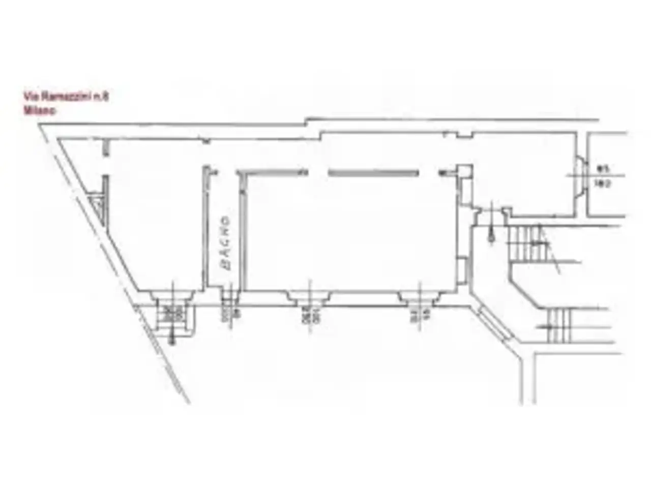 Ufficio in Via Ramazzini 8, Milano, {3} - Planimetria 1