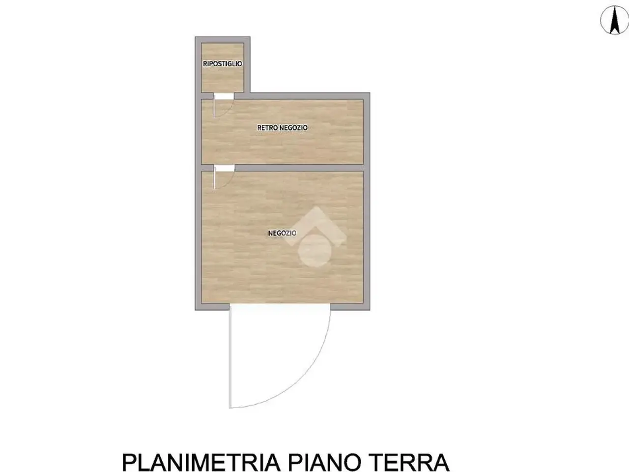 Negozio in Via Montegrappa, Podenzano, {3} - Planimetria 1