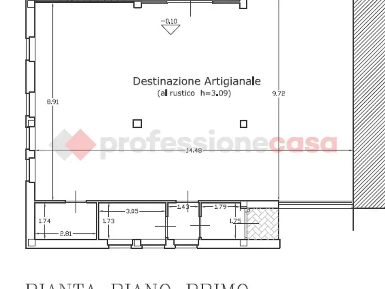 Laboratorio in Via di Coselli 10, Capannori, {3} - Planimetria 1