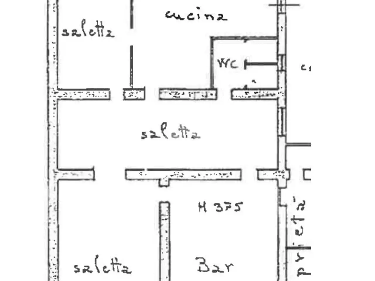 Negozio in Corso della Repubblica 46, Tortona, {3} - Planimetria 1