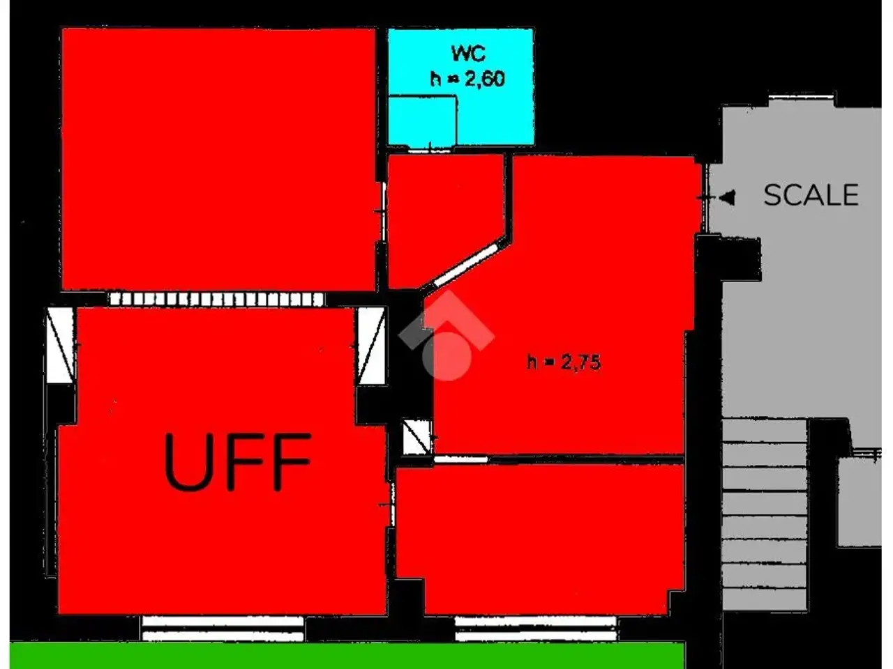 Ufficio in Via delle Betulle 5, Caserta, {3} - Planimetria 1
