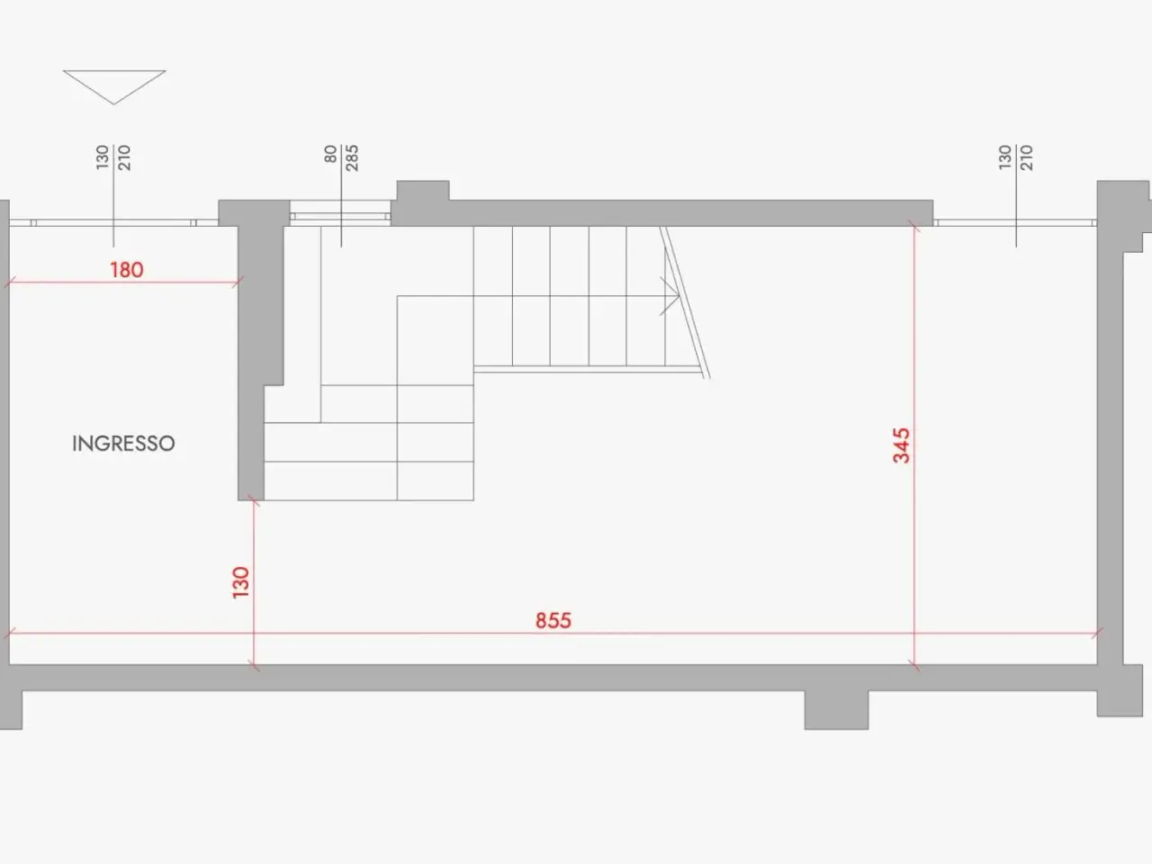 Ufficio in Via Schiaffino 25, Milano, {3} - Planimetria 1