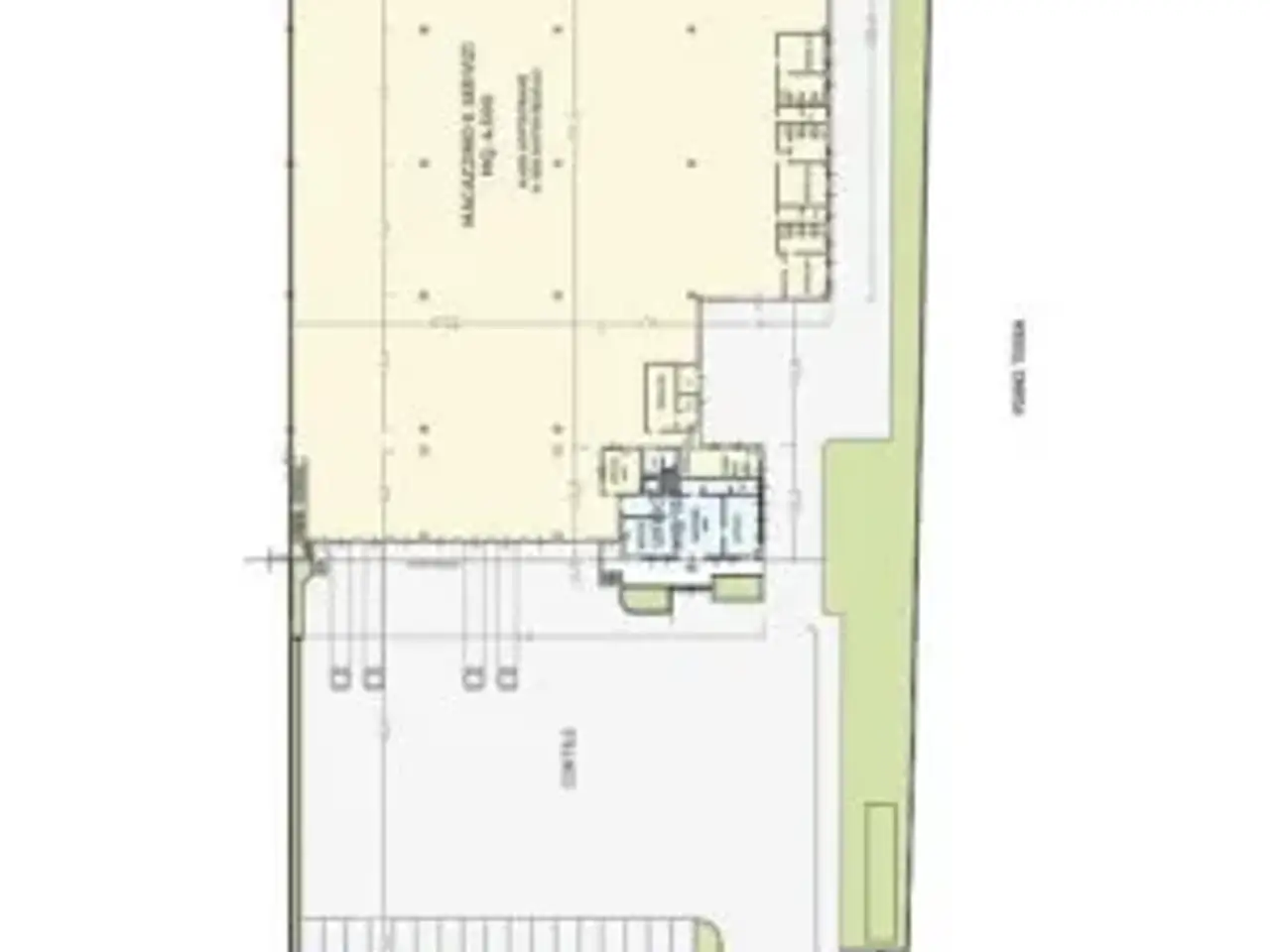 Capannone in Via 2 Giugno, Peschiera Borromeo, {3} - Planimetria 1