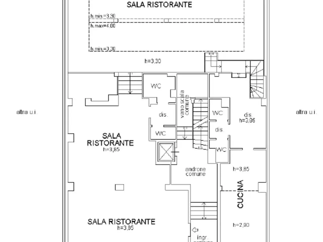 Negozio in Via Arona 18, Milano, {3} - Planimetria 1