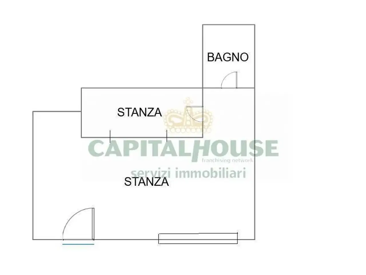Negozio in Via Paolo della Valle 67/69, Napoli, {3} - Planimetria 1