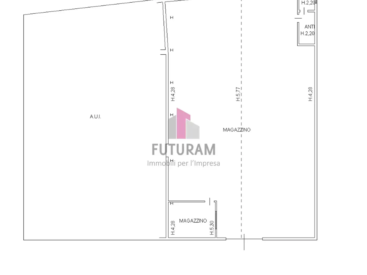 Negozio in Via Magrè Cristoforo, 50, Schio, {3} - Planimetria 1