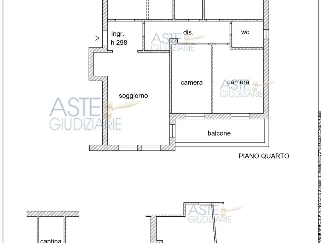 Garage in Via Marcello Marini, 38, 60125 Ancona An, Italia 38, Ancona, {3} - Planimetria 1