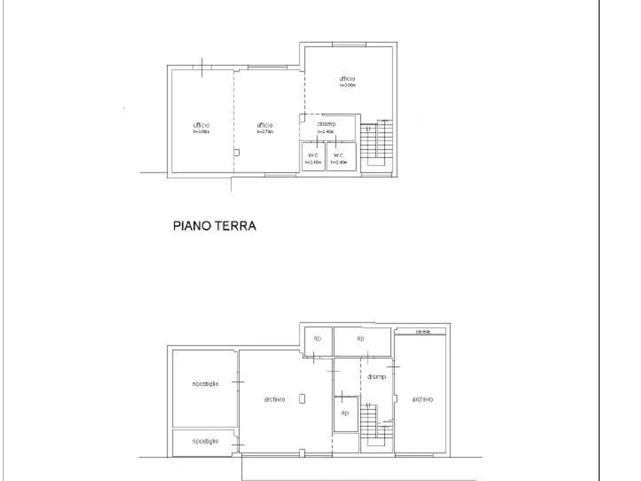 Ufficio in Viale delle Piagge 50, Pisa, {3} - Planimetria 1