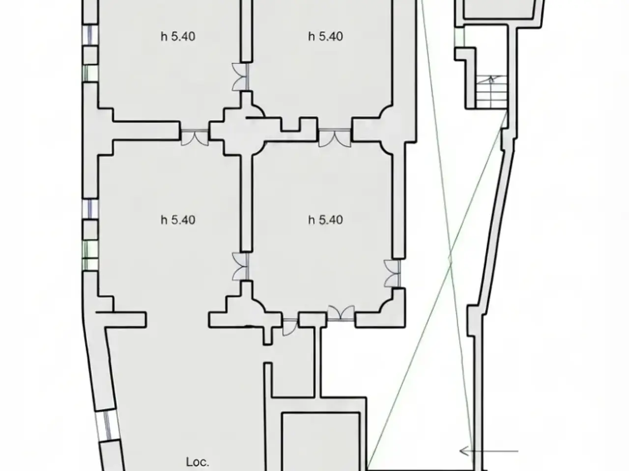 Palazzina commerciale in Via Giacomo Matteotti, Nardo', {3} - Planimetria 1