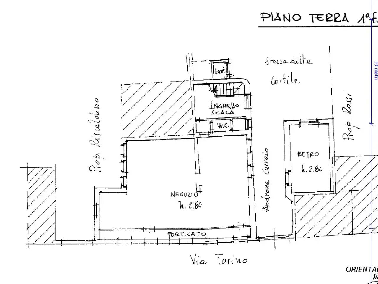 Negozio in Via Torino 146, Brandizzo, {3} - Planimetria 1