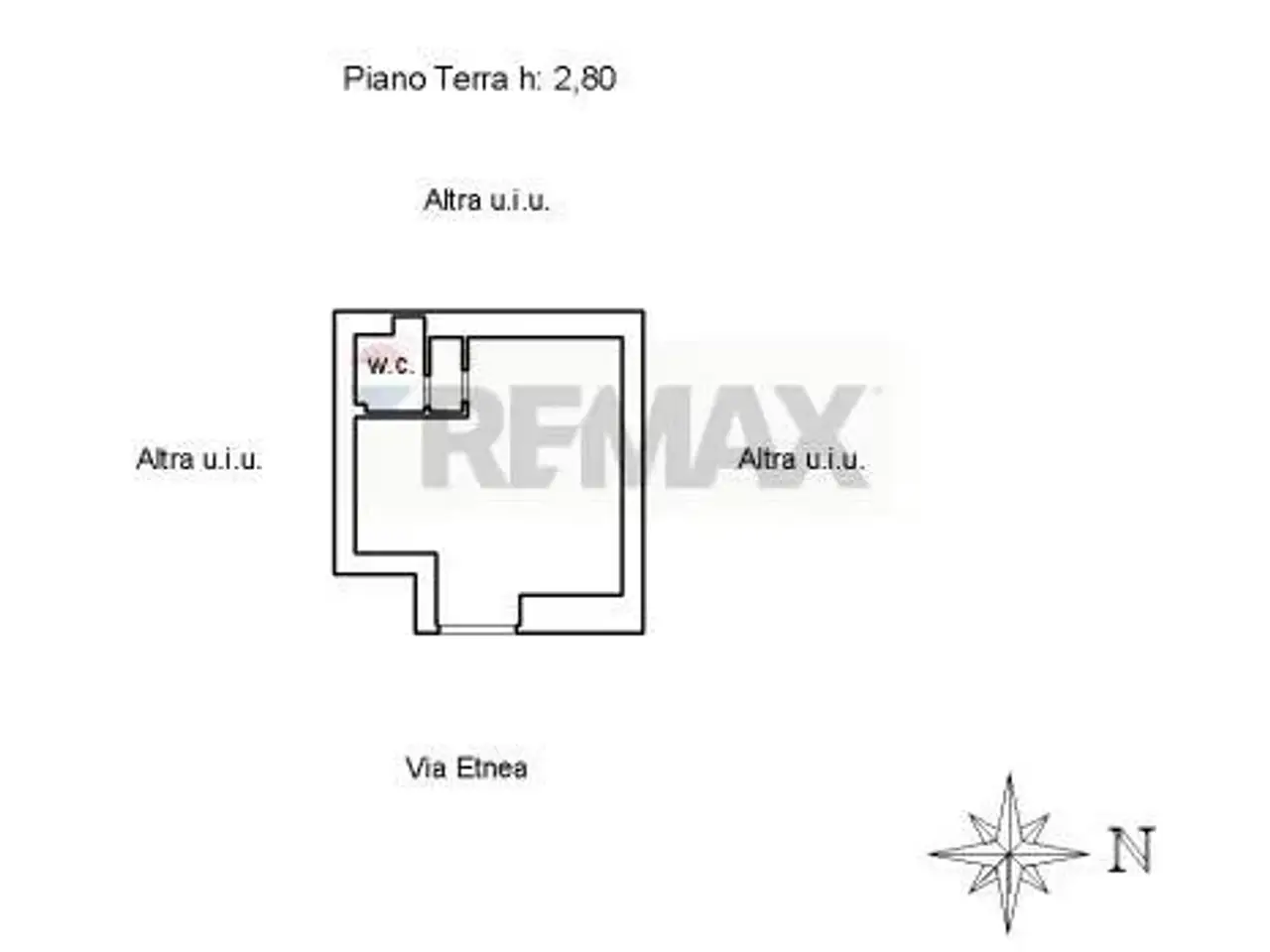 Negozio in Via Etnea, Catania, {3} - Planimetria 1