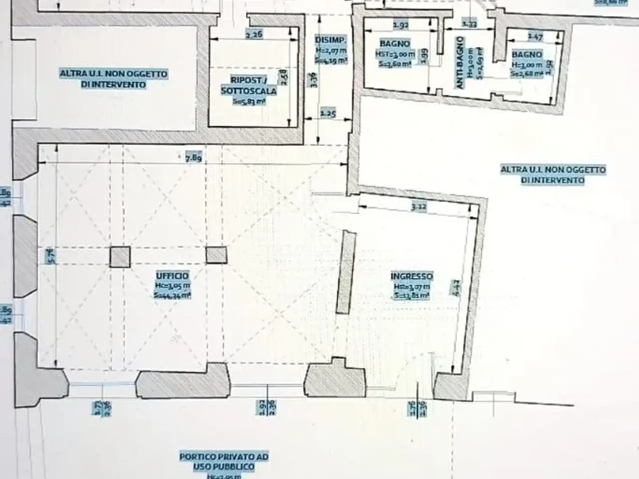 Negozio in Via Celino Brambilla 1, Fontanellato, {3} - Planimetria 1