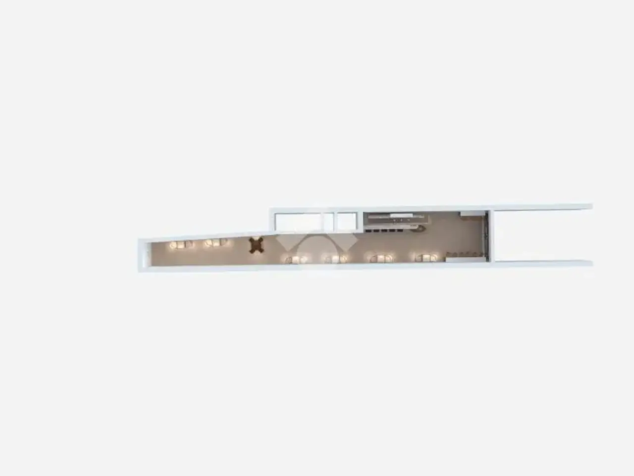 Negozio in Corso Vittorio Emanuele II 148, Cagliari, {3} - Planimetria 1